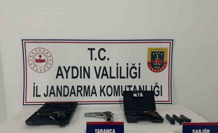 Aydın’da 7 adet ruhsatsız tabanca ele geçirildi