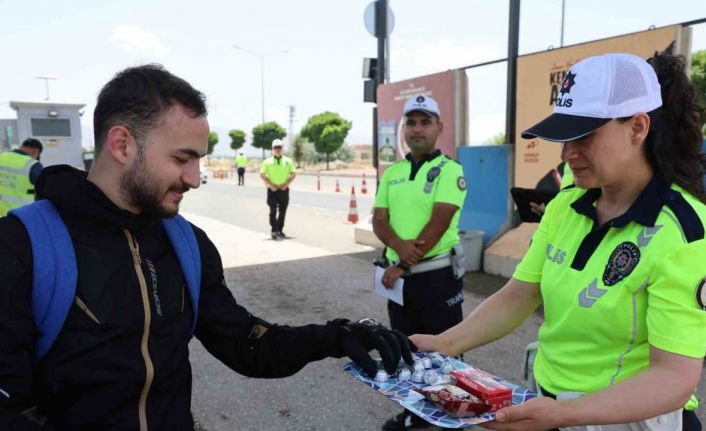 Elazığ’da ‘Yolun sonu bayram olsun’ mottosuyla denetim