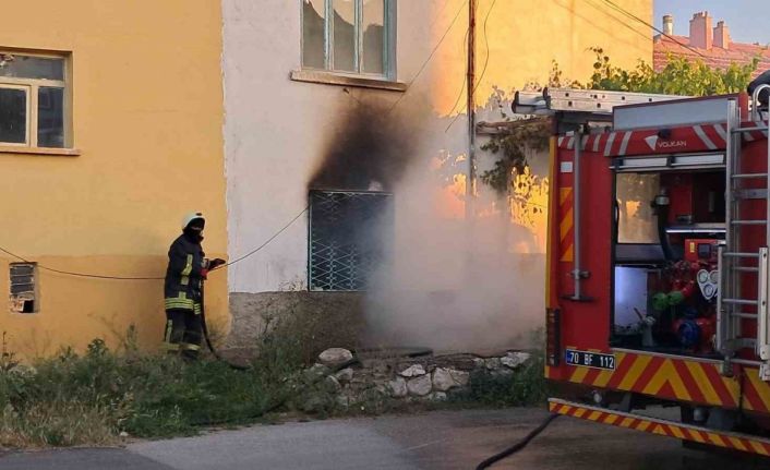 Ev sahibine kızan öfkeli kiracı evi ateşe verdi