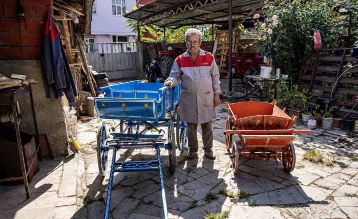 Filmden esinlendi emekli olunca ‘Sütçü Ramiz’in arabasını yaptı