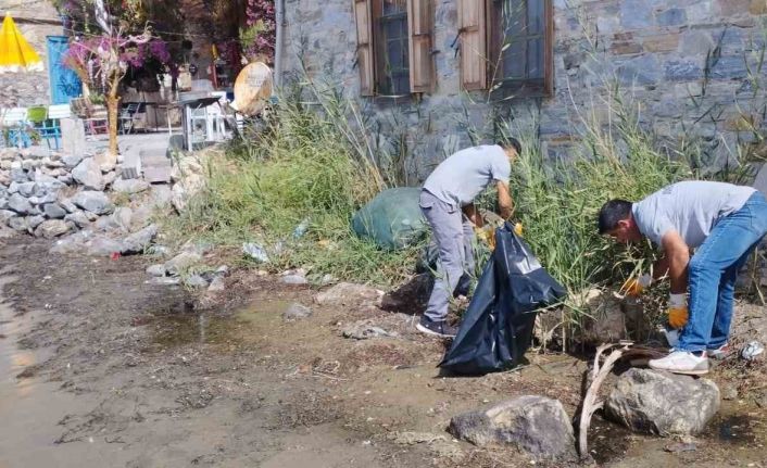 Karina Bölgesi’nde kıyı ve plaj temizliği yapıldı