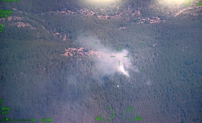 Köprülü Kanyon Milli Parkı’nda yangının ilerleyişi durduruldu