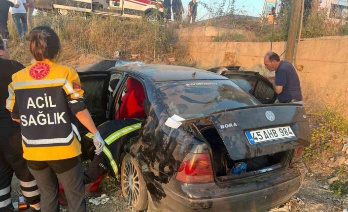 Menfeze düşen otomobilde 1 kişi öldü, 4 kişi yaralandı