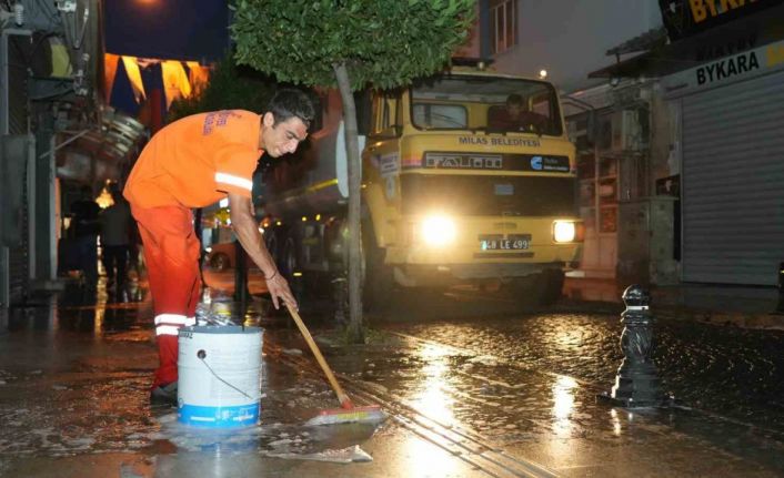 Milas Belediyesi’nden temizlik seferberliği