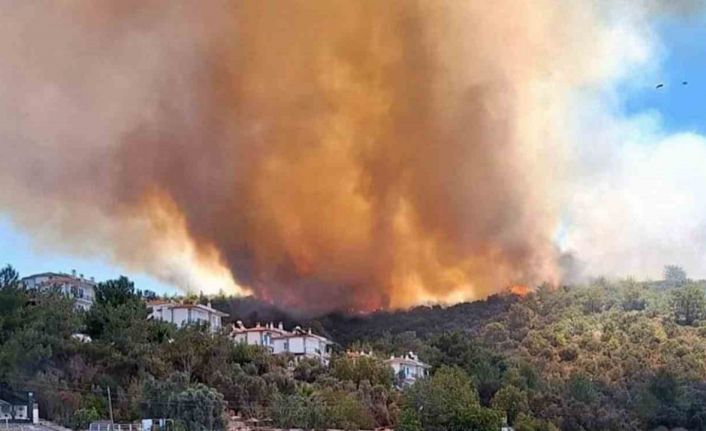 Milas’ta alevlerin önü kesildi