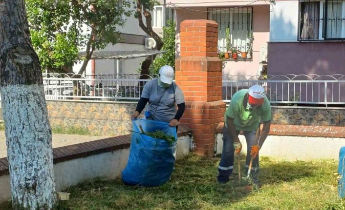 Nazilli Belediyesi’nden parklarda temizlik seferberliği