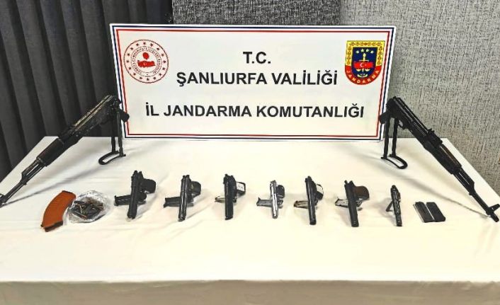 Şanlıurfa’da silah kaçakçılığı operasyonunda 7 gözaltı