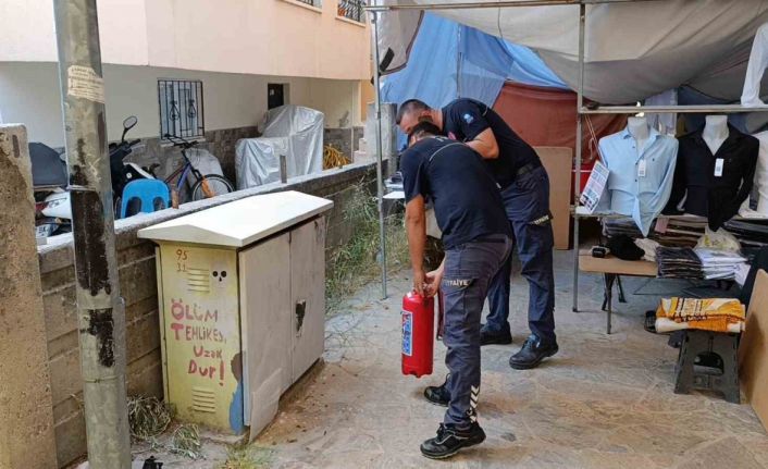 Antalya’da artan klima kullanımı, elektrik hatlarında yangına yol açtı