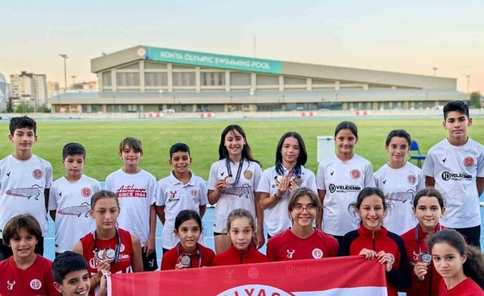 Antalyaspor Atletizm Takımı, Konya’da 10 madalya topladı