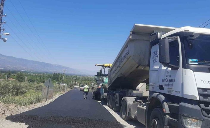 Aydın Büyükşehir Belediyesi Haydere yolunu yeniliyor