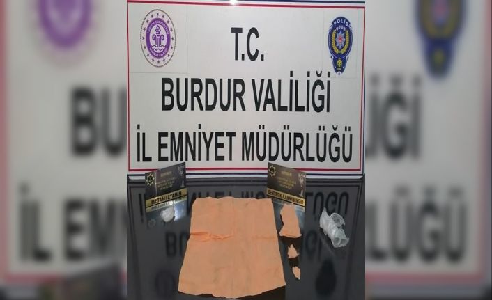 Burdur’da uyuşturucu operasyonu: 2 tutuklama