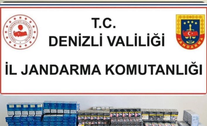 Denizli’de 200 karton kaçak sigara ele geçirildi