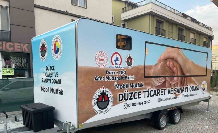 Düzce TSO’dan afetlerde kullanılmak için mobil mutfak