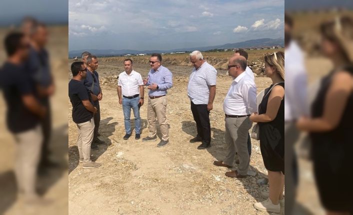 Edremit Tarıma Dayalı İhtisas Organize Sanayi Bölgesinde incelemelerde bulundular