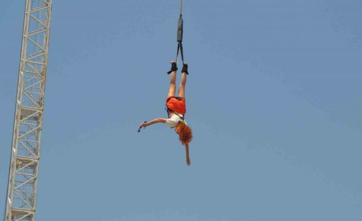 Fethiye’de "bungee jumping" heyecanı