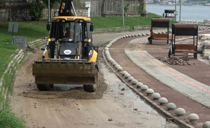 Gemlik sele teslim oldu, pazar göle döndü