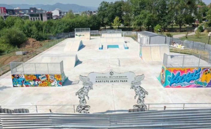 Kartepe’ye skate park yapıldı