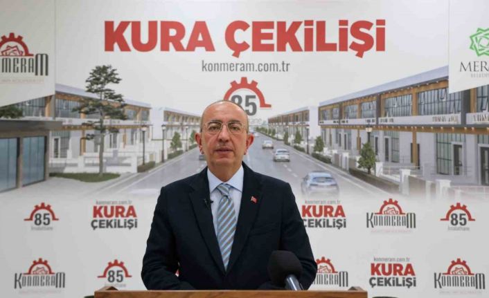 Meram Belediyesi öncülüğünde hayat bulan Konmeram Sanayi Sitesi’nin kuraları çekildi