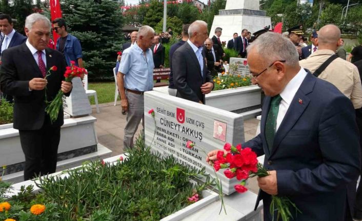 Ordu’da 15 Temmuz’da şehitler anıldı