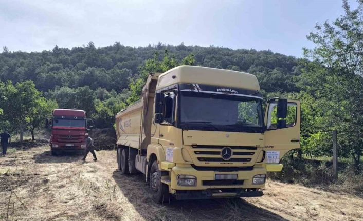 Osmangazi’de kaçak hafriyat dökenlere ceza