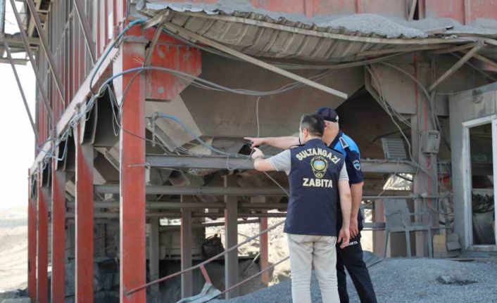 Sultangazi Belediyesi’nden taş ocaklarına sıkı denetim