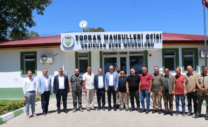 TMO Genel Müdürü Güldal Erzincan’da çeşitli temaslarda bulundu