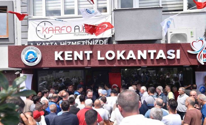 Trabzon’un ilk kent lokantası, yoğun bir katılımla hizmete girdi