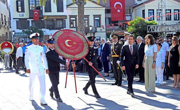 30 Ağustos Zafer Bayramı nedeniyle Çeşme’de coşkulu kutlama