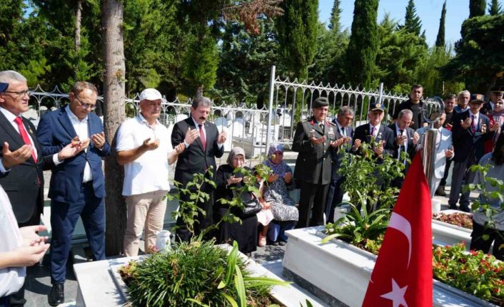 30 Ağustos Zafer Bayramı’nda şehitler unutulmadı