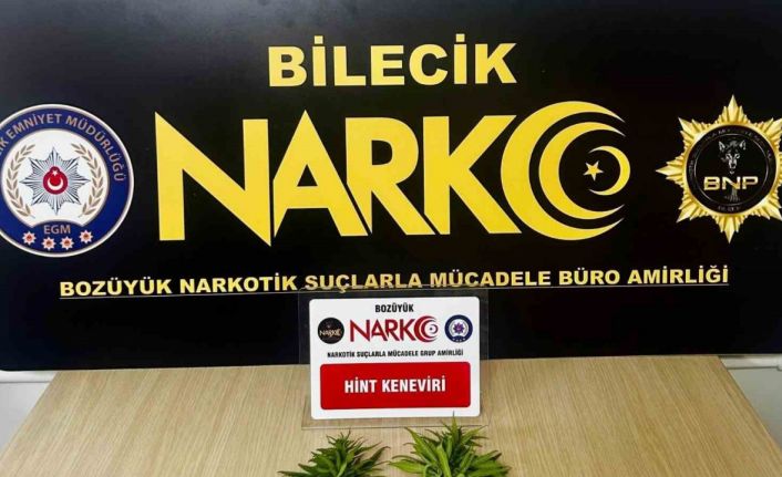 Bilecik’te yakalanan şüphelinin üzerinde uyuşturucu madde ele geçirildi