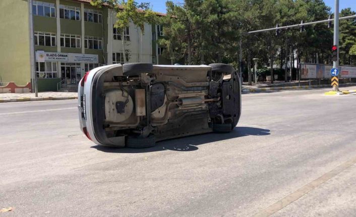 Elazığ’da trafik kazası: 1 yaralı