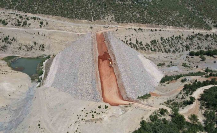 Menteş Barajı’nda inşaat çalışmaları devam ediyor