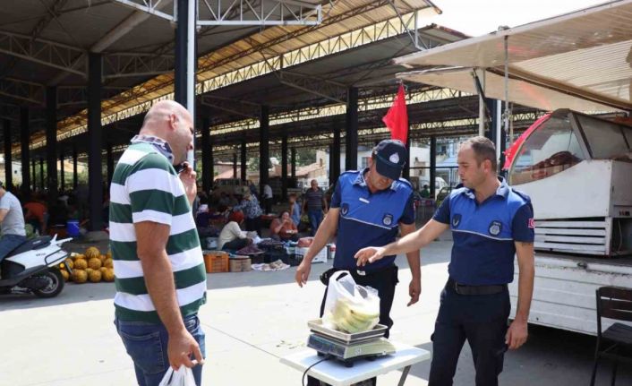 Nazilli zabıta ekiplerinden hassas denetim