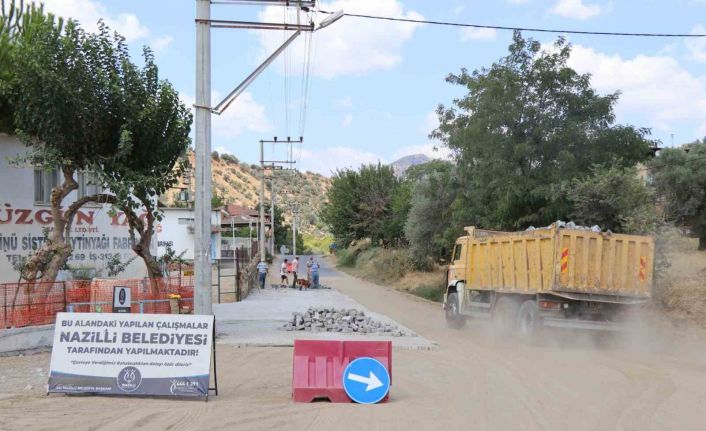 Ocaklı Mahallesi’nde bozulan yol yenilendi