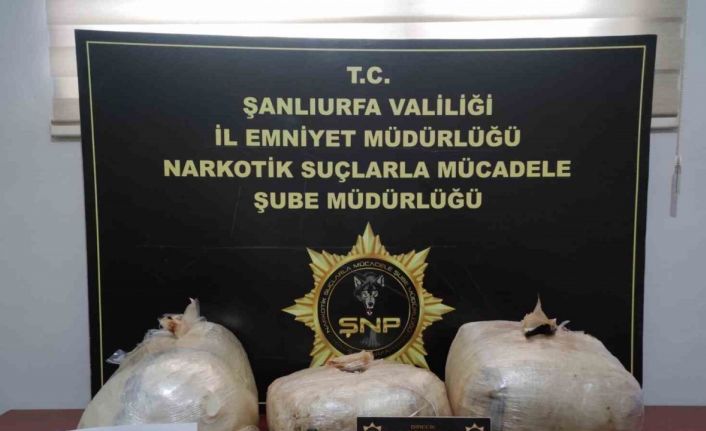 Şanlıurfa 29 kilo sentetik uyuşturucu ele geçirildi: 5 gözaltı