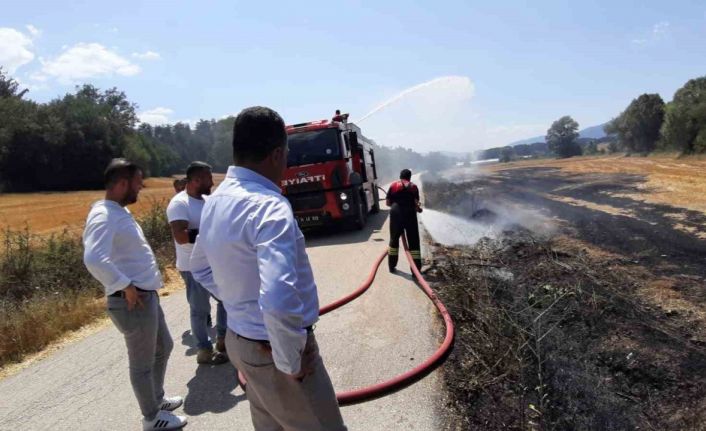 Sigara izmariti yaktı