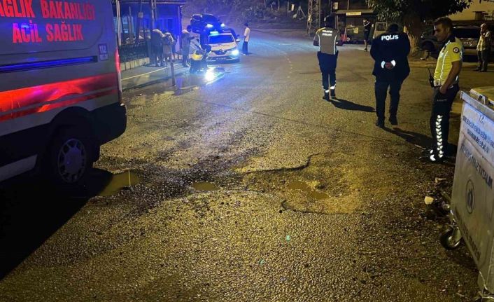 Sinop’ta yoldaki çukura giren motosikletli kaza yaptı: 1 yaralı