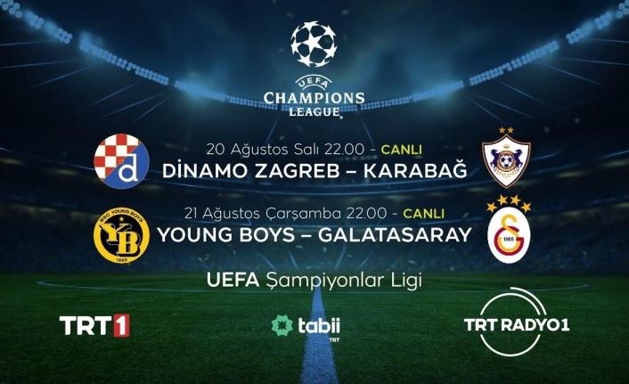 UEFA Şampiyonlar Ligi Play-Off heyecanı TRT’de yaşanacak