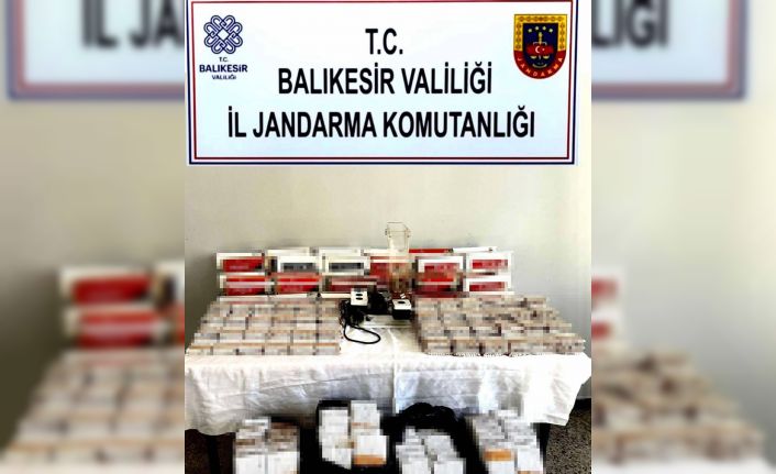 Balıkesir’de 11 bin adet kaçak sigara ele geçirildi