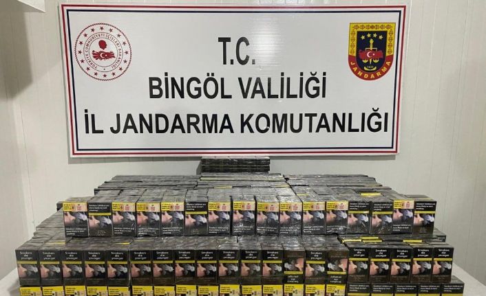 Bingöl’de silah ve kaçak sigara ele geçirildi