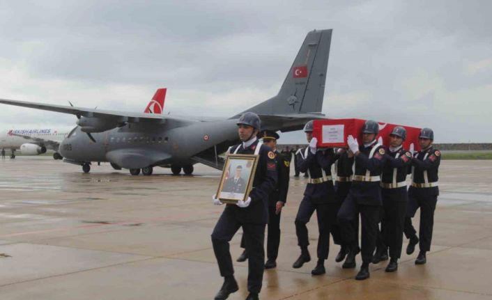 Diyarbakır şehidinin cenazesi memleketi Ordu’ya getirildi