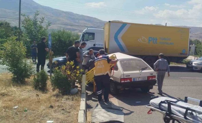 Elazığ’da trafik kazası: 1 yaralı