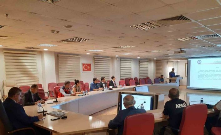 Eskişehir Afet Müdahale Planı çerçevesinde yapılan toplantılar sürüyor