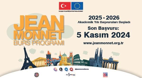 Jean Monnet Burs Programı başvuruları başladı