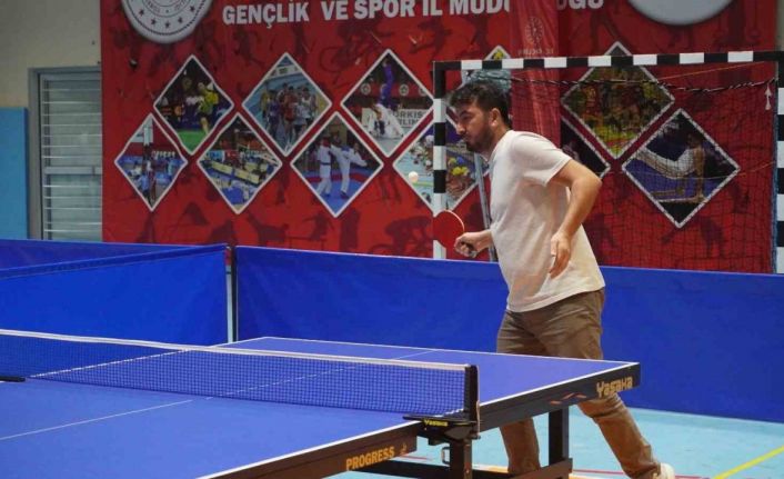 Kamu Spor Oyunları masa tenisi müsabakaları sona erdi