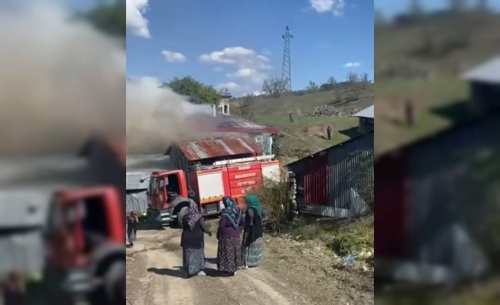 Kastamonu’da korkutan ev yangını