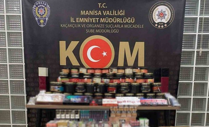 Manisa’da kaçak sigara operasyonu