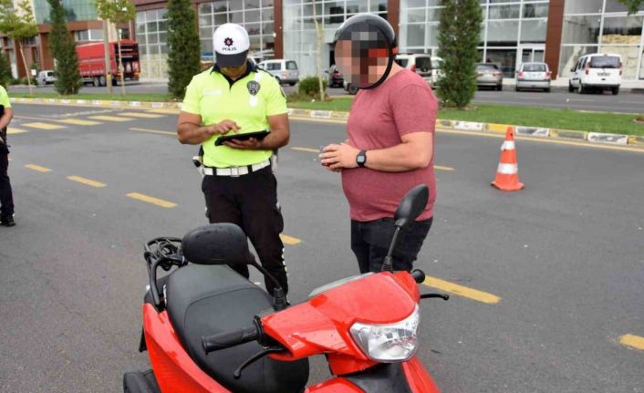 Nevşehir’de "motosiklet" uygulaması: 98 motosiklet sürücüne ceza