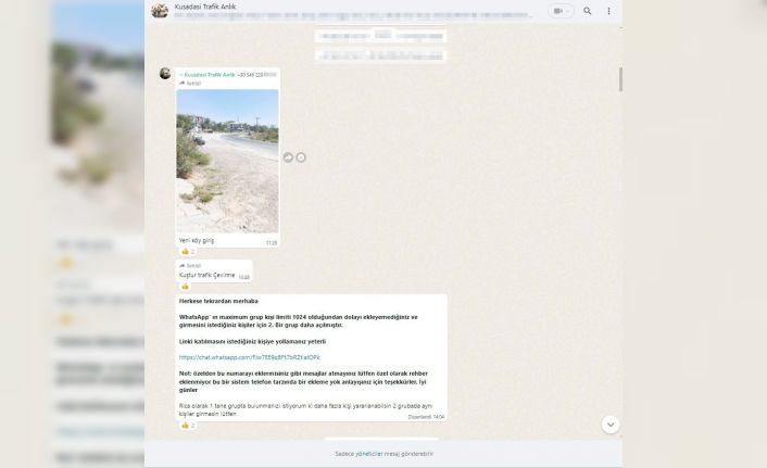 Polisin yaptığı denetimlerden kaçmak isteyenler ’whatsapp’ grubu kurmuş