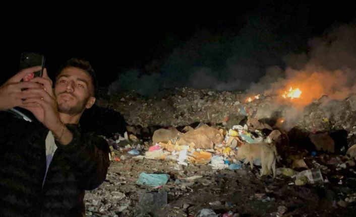 Sarıkamış’ta ayılarla tehlikeli selfie